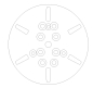 Preview: Quick Change steel disc with 6 segments PCD