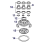 Preview: Nr. 12 Dichtung Saugmotor Hevo-Pro-Line® CT 85-3K