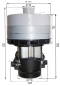 Preview: Vacuum motor Fimap Mg 85 B ├►02-2010