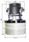 Preview: Vacuum motor for Factory Cat TomCat 28 C