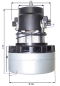 Preview: Vacuum motor for IPC Gansow CT 80 BT 60 C