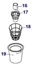 Preview: Nr. 19 Filter cloth with retaining ring Hevo-Pro-Line® CB 85-3K