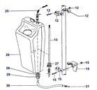 Preview: Nr. 15 Tankhalterung unten Hevo-Pro-Line® BF 33