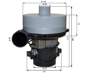 Saugmotor Hako Hakomatic B 53