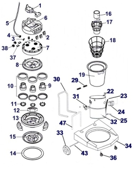 Nr. 6 Deckel Motorkopf Hevo-Pro-Line® CB 85-3K