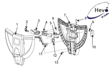 Nr. 11 Height adjustment lever Hevo-Pro-Line® A 45