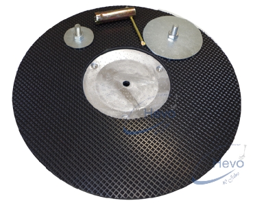 Grinding plate with pyramid studs - 406 mm Ø