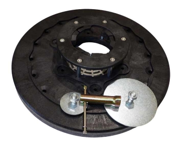Dom - Schleifteller Klett - Vollbelag - 406 mm Ø