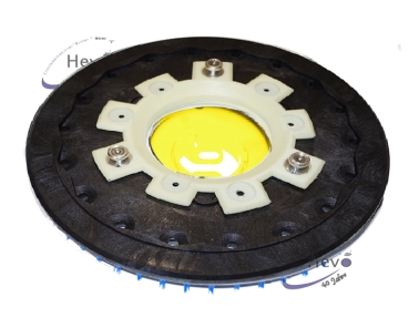Borsten - Treibteller mit CL gelb - 330 mm Ø