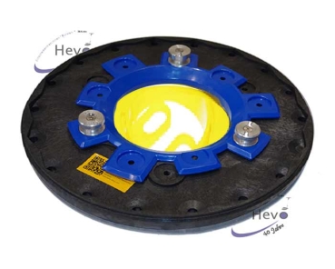 Pad holder with CL - 460 mm Ø