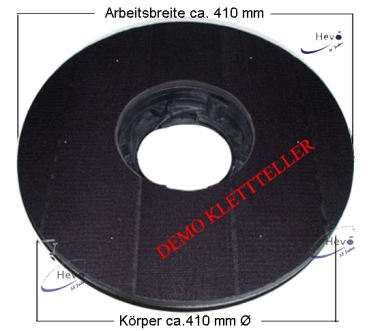 Treibteller Klett-Vollbelag - 410 mm Ø