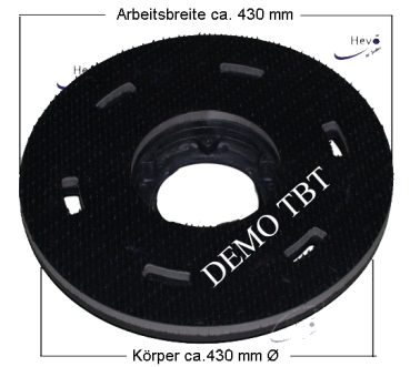 Dom - Treibteller Igelbelag - 430 mm Ø