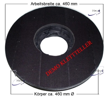 Dom - Treibteller Klett - Vollbelag - 460 mm Ø