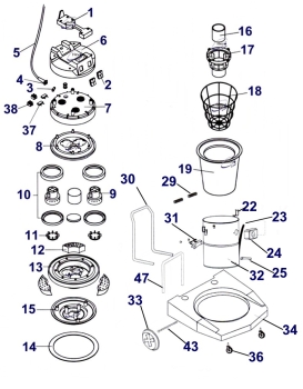 Nr. 6 Deckel Motorkopf Hevo-Pro-Line® CB 80-2K