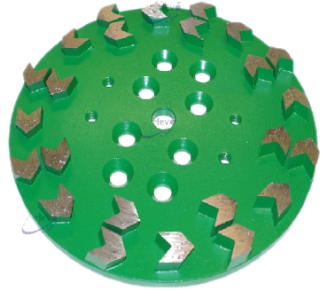 Diamond arrow disc 250 mm Ø - grain 6 - grain 100