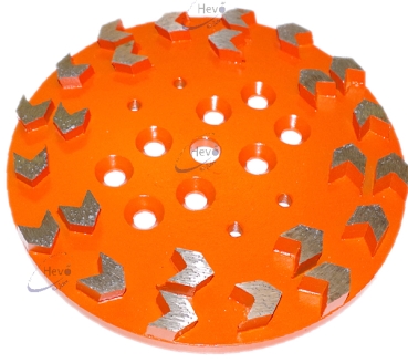 Diamant-Pfeilscheibe 250 mm Ø - Korn 6 - Korn 100