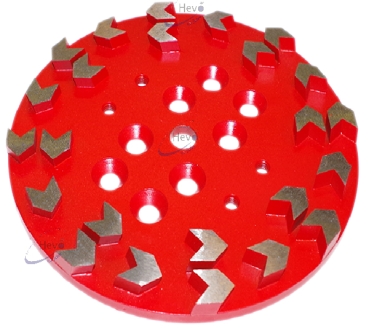 Diamant-Pfeilscheibe 250 mm Ø - Korn 6 - Korn 100