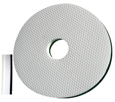 17" Hevo-Pro-Line® New-Melamin-Magic-Pad weiß 432 x 90 mm Ø