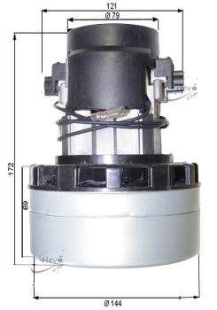 Saugmotor Numatic TT 665