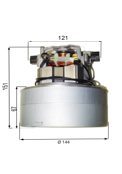 Vacuum motor Numatic NV252