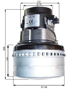 Vacuum motor SantoEmma CHARIS-DUAL