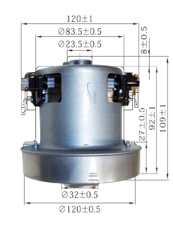 Saugmotor 230 V 700 W einstufig TP