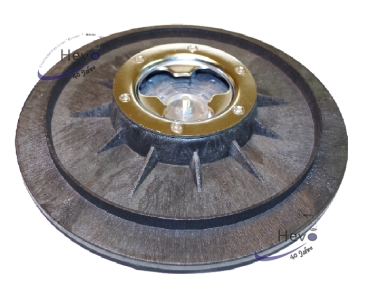 Dom - Schleifteller Filzbelag Comac 17 DS - CM 43 - Single 43 - 406 mm Ø