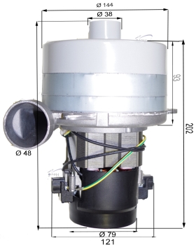 Saugmotor Nilfisk AX 400