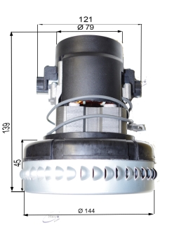 Vacuum motor Nilfisk-ALTO Aero