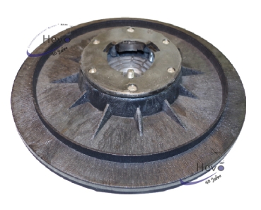 Grinding plate with pyramid studs - 406 mm Ø