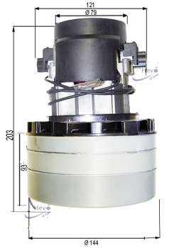 Saugmotor IPC Gansow  CT 100 BT 85