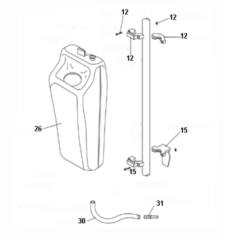 Nr. 12 Tank top mount Hevo-Pro-Line® BF 43