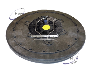 Pad holder with CL - 360 mm Ø