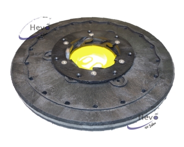 Pad holder with CL - 380 mm Ø