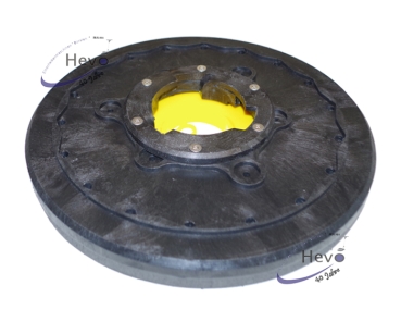 Treibteller Igelbelag mit CL gelb - 535 mm Ø