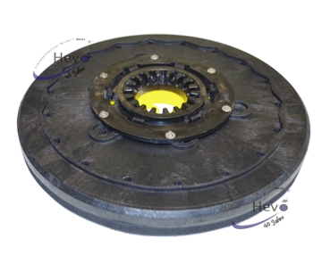 Treibteller Igelbelag mit CL gelb - 460 mm Ø