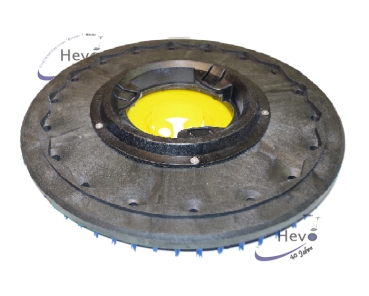 Borsten-Treibteller mit CL gelb - 505 mm Ø