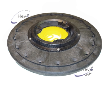 Treibteller Igelbelag mit CL gelb - 505 mm Ø