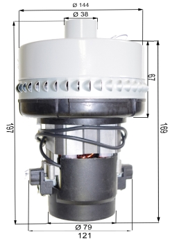 Vacuum Motor Comac Media 60 BST ├►24 V -02-2013