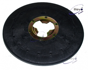 Borsten - Treibteller mit CL gelb - 360 mm Ø