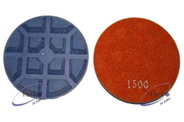 Diamond abrasive - pad 100 x 10 mm Ø = 4" - Grain 50 - Grain 3000