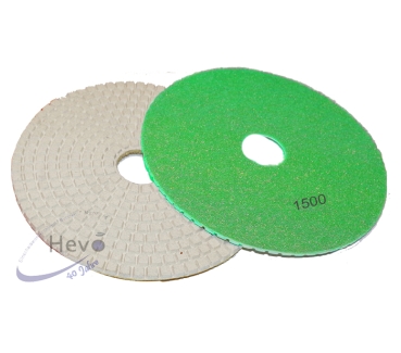 Diamond abrasive - pad 200 x 3 mm Ø = 8" - Grain 50 - Grain 3000