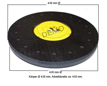 Treibteller Igelbelag mit CL - 430 mm Ø