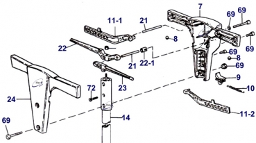 Nr. 11-1 Safety lever on the left Hevo-Pro-Line® BF 33