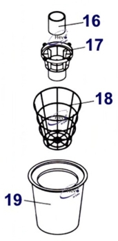 Nr. 19 Filter cloth with retaining ring Hevo-Pro-Line® CB 60-2K
