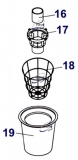Nr. 19 Filter cloth with retaining ring Hevo-Pro-Line® CB 85-3K