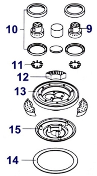 Nr. 10 Dichtung Saugmotor Hevo-Pro-Line® CB 90-2