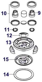 Nr. 14 Dichtung Motorkopf Hevo-Pro-Line® CB 80-2K