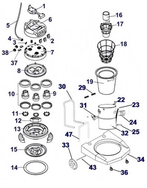 Nr. 6 Deckel Motorkopf Hevo-Pro-Line® CB 85-3K