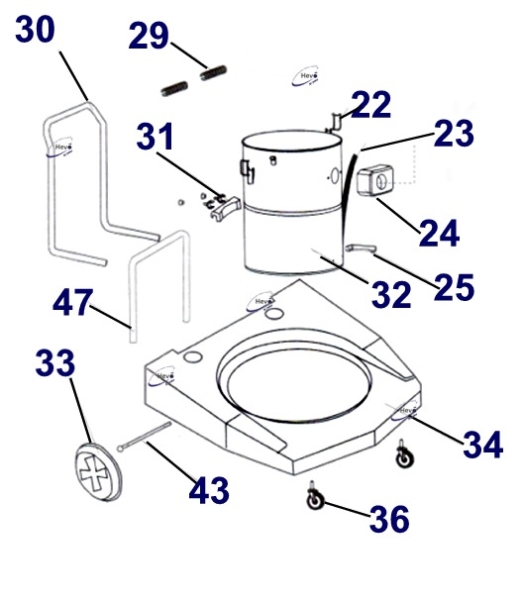 Nr. 47 Trolley frame Hevo-Pro-Line® CB 80-2K